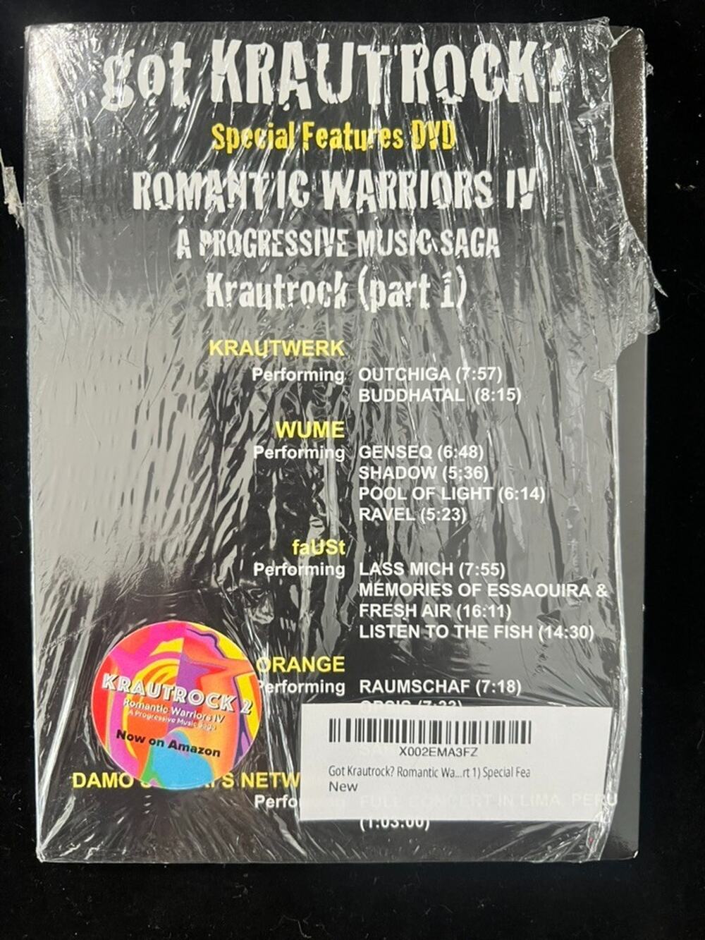 Got Krautrock? Romantic Warriors IV Special Features DVD Open Box